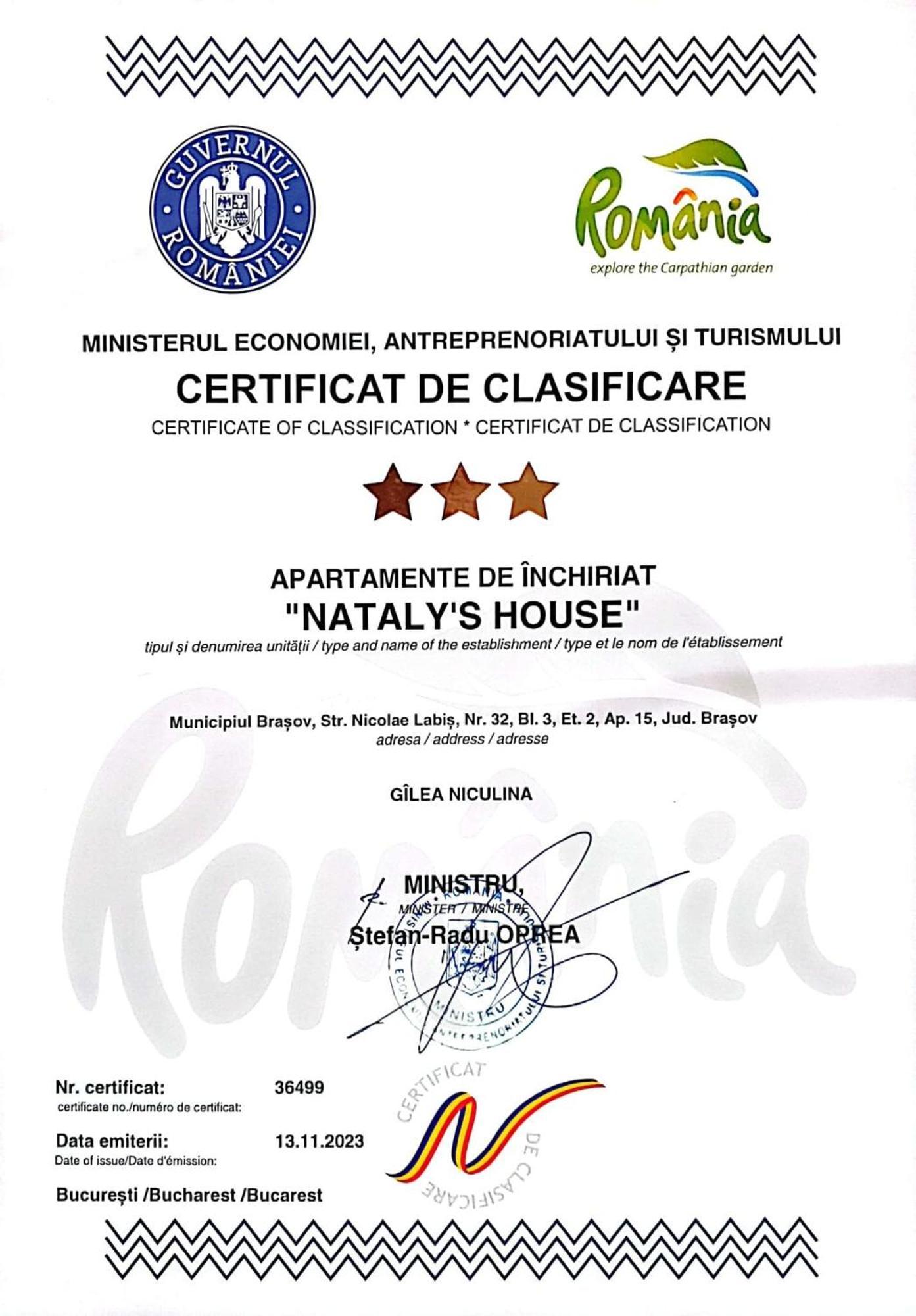 Apartamento Nataly'S House Braşov Exterior foto